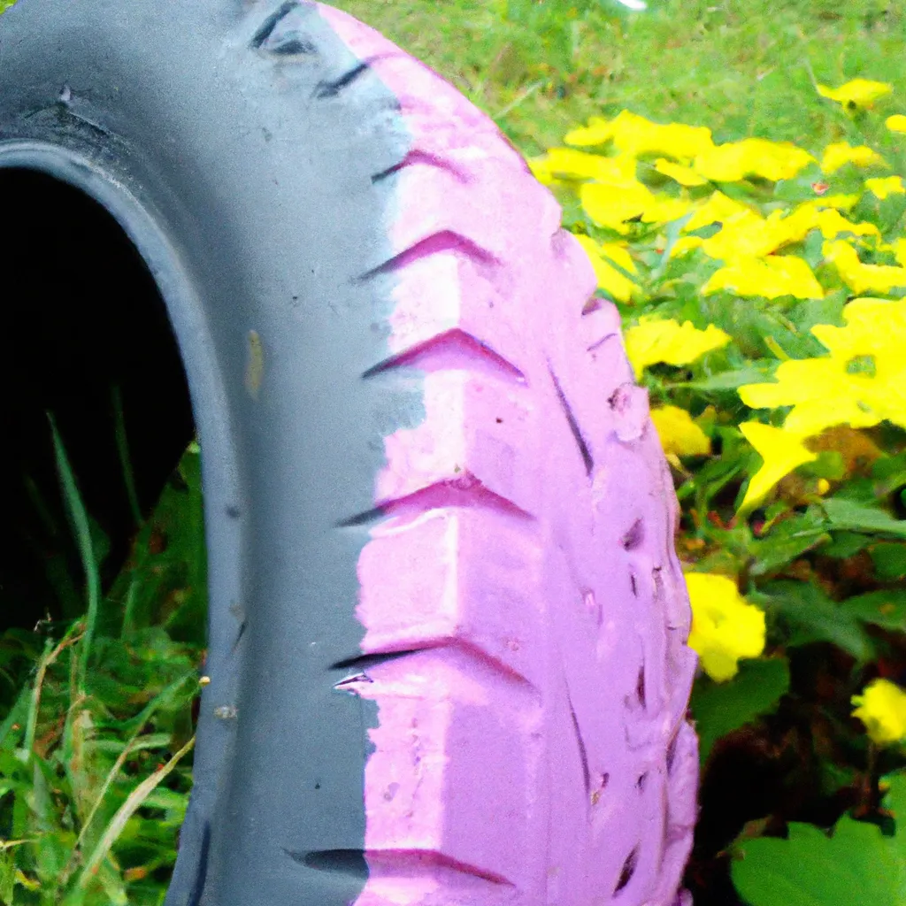 Czym pomalować oponę do ogrodu?