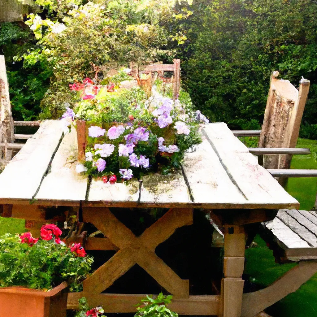 Jak zrobić stół ogrodowy drewniany?