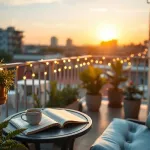 Lampki solarne na balkon: stwórz przyjemną atmosferę na tarasie