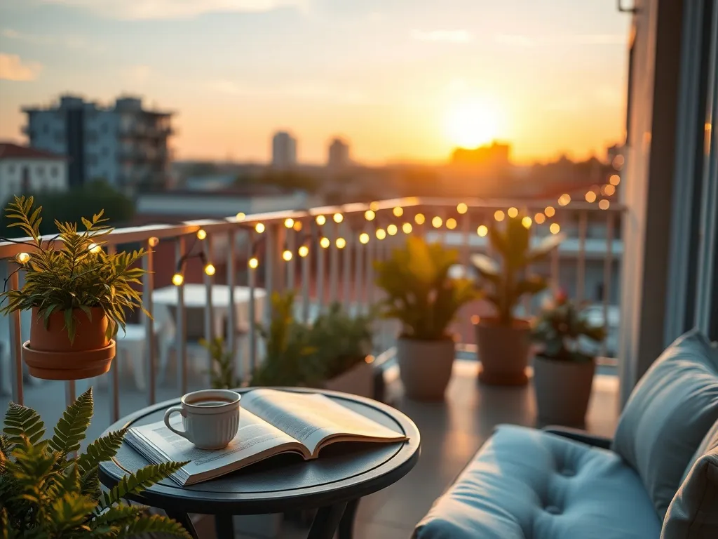 Lampki solarne na balkon: stwórz przyjemną atmosferę na tarasie
